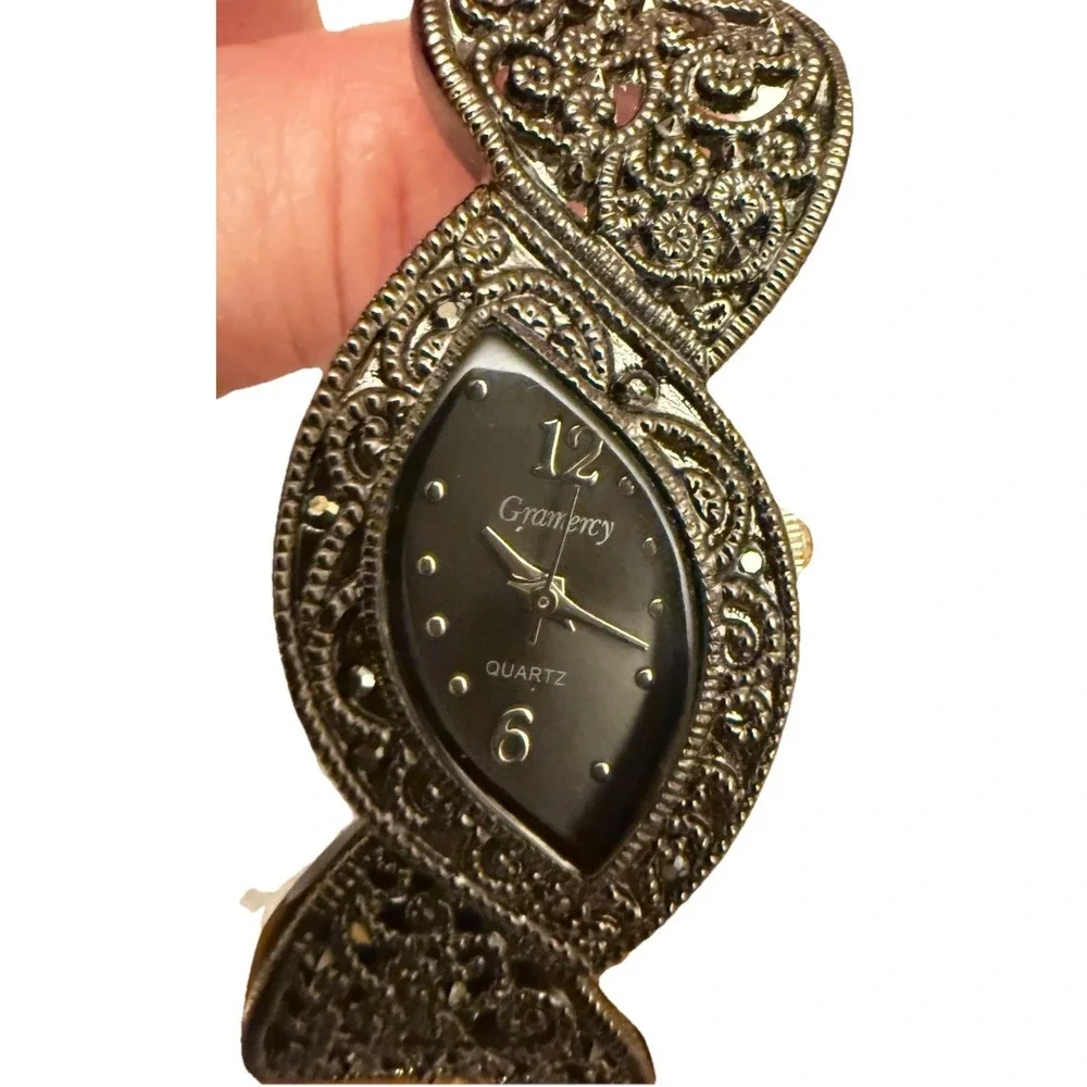Gramercy Ornate Filigree Women's Quartz Watch‎ – Fresh Battery – Vintage Style